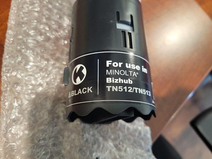 Used Konica Minolta Toner Black, KON/MIN-C-454/554-T-B