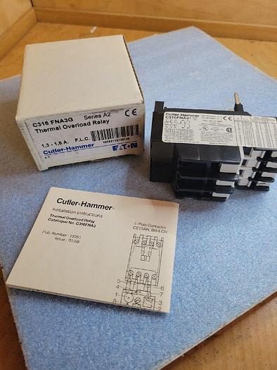 Eaton Cutler Hammer C316 FNA3G, Thermal Overload Relay 490754666636