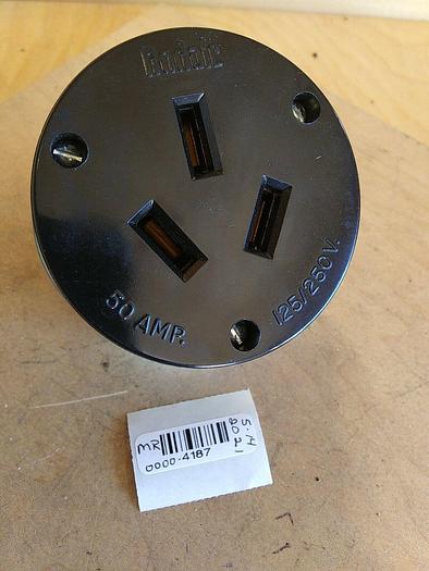Rodale Female Connector 50 Amp 125/250V *no factory package or box*