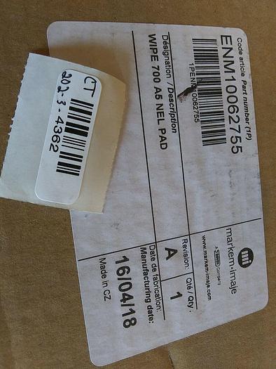 Markem imaje ENM10062755 Wipe 700 A5 NEL PAD