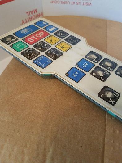 Used 135011391 EDM Wire Remote Control Front Panel