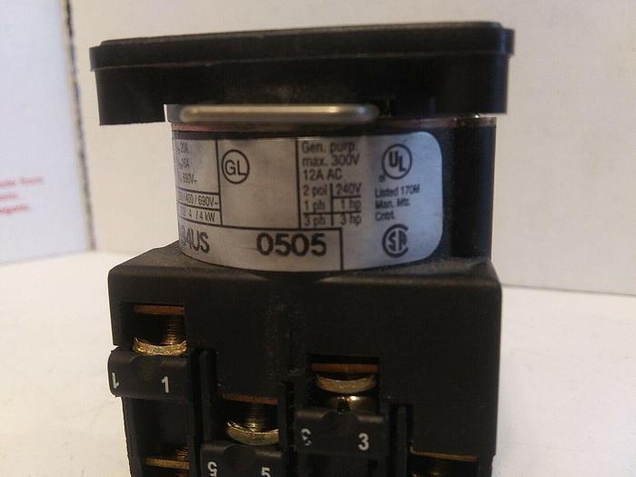 Used TE K2E0284US Switch Body Assembly