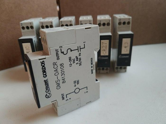 Used Crouzet GMS-OACR 84130108, Lot of 7