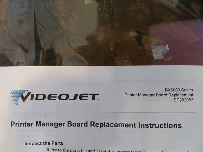 Videojet SP382083 Print Manager Board. BX6300-6400