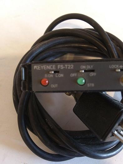 Used Keyence FS-T22 Fiber Optic Sensor