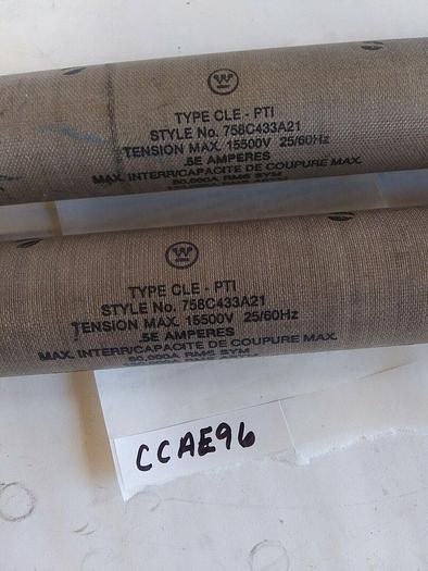 Used Westinghouse 758C433A21 Fuse (Lot of 2)