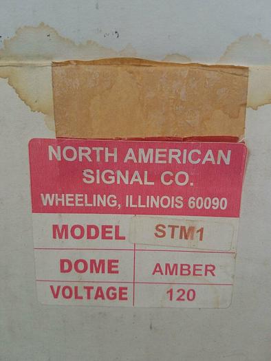 North American Signal STM1, Amber Dome, 120V - NEW