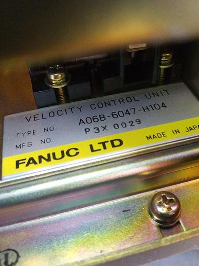 Used Fanuc A06B-6047-H104 Velocity Control Unit