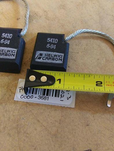 Helwig Carbon 6-94 5410 Carbon Brushes (Lot of 2)