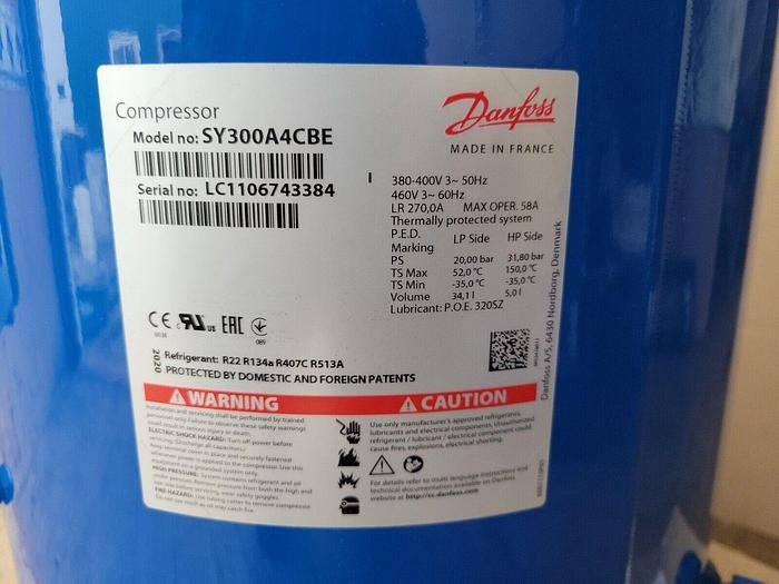 Danfoss SY300A4CBE Air Conditioning Scroll Compressor