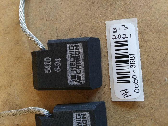 Helwig Carbon 6-94 5410 Carbon Brushes (Lot of 2)