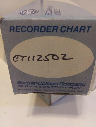 Colman Model E1 Chart Paper (Lot of 4 Rolls)