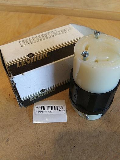 Leviton 2643 Locking Connector 2 Pole 3 Wire Grounding