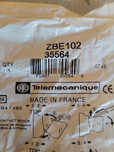 Telemecanique ZBE102 35564 Contact Block 785901355649