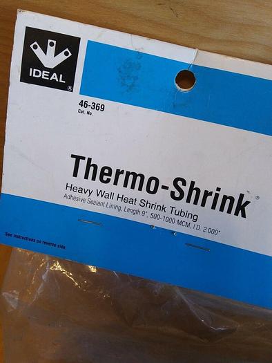 Ideal Heavy Wall Heat Shrink Tubing 4 pack 9" tubes