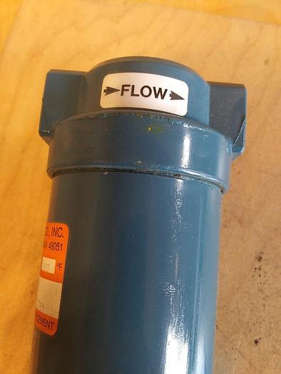 Finite Filter Co. H2A 1/2" NPT Coalescer Filter Canister *no filter 500psi