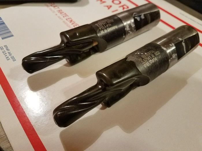 Used Hertel Chamfer Countersink Combo Drill - 3.37141 R832 - Set of Two