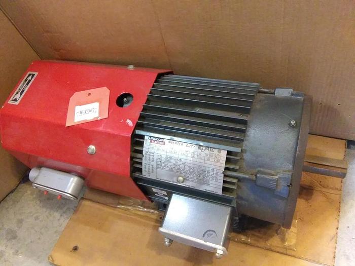 Used Lincoln Electric 4B4S5TC61Q15 Motor. *User Refurbished.