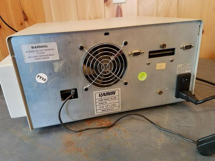 Used RAININ DYNAMAX SD-200 Solvent Delivery w/ 7101-081 6000 psi PRESSURE MODULE