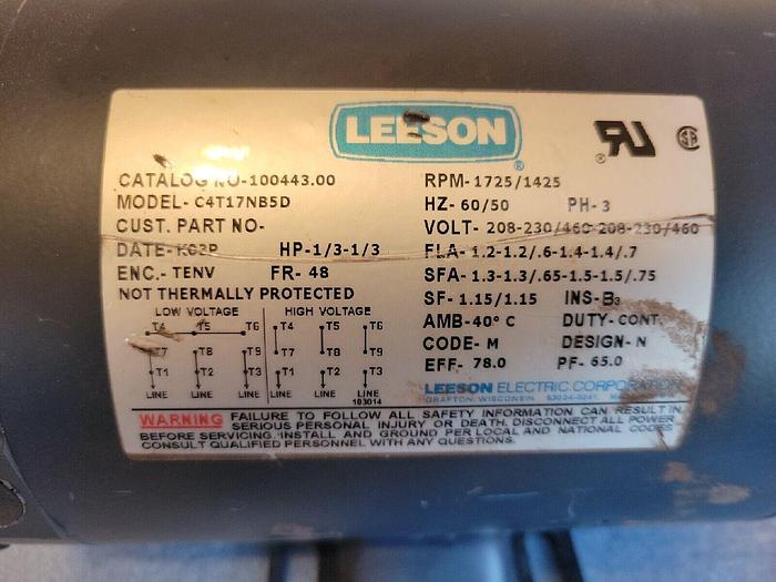 Leeson C4T17NB5D, 100443.00