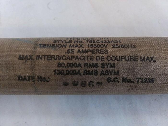 Used Westinghouse 758C433A21 Fuse (Lot of 2)
