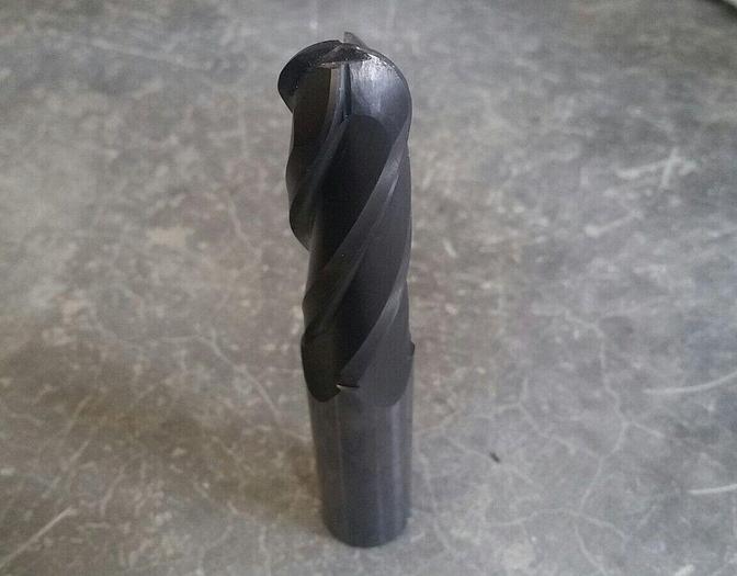 Used Dura-Mill Solid Carbide EM-X-41000 Ball Nose End Mill