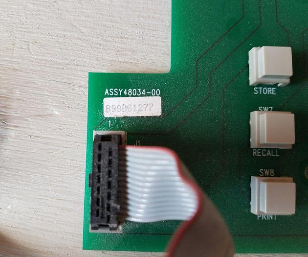 Used Beckman DU 530 Spare - Hach FS48033-00A, B99061277, ASSY48034-00 Button Pad