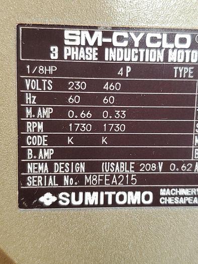 Used Sumitomo SM-CYCLO PA134707, RNYMS01-1330YB-240