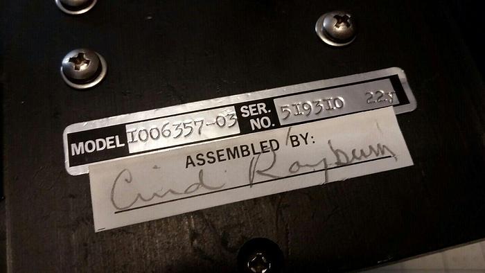 Used Ideal Machinery I006357-03 - Laser Shutter