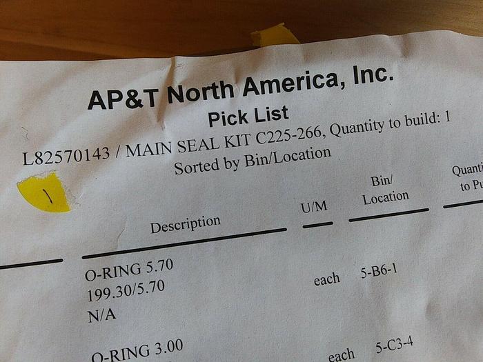 L82570143 L82510620 L82563245 L81700340 L81700260 L82561890 Industrial Seal Kit