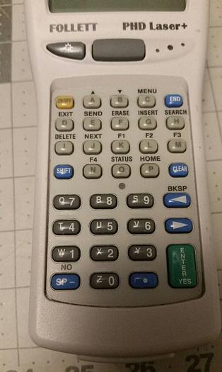 Used FOLLETT PHD LASER + BARCODE SCANNER