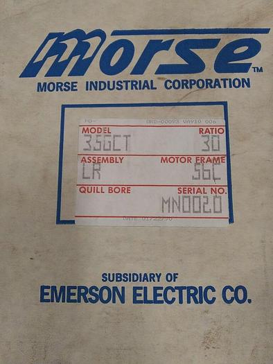 Morse 35GCT 30 LR 56C Gear Reducer