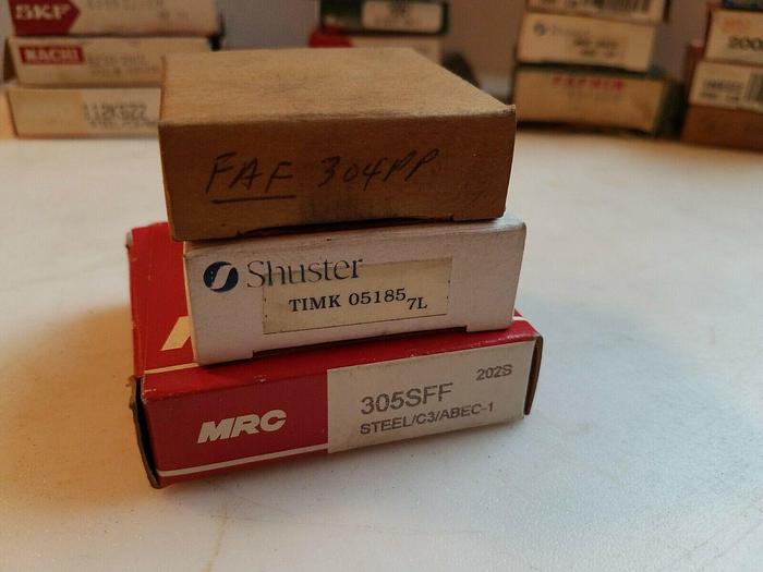 Used Machine Bearings Lot, Fafnir SKF Shuster, Qty 20+ Wholesale