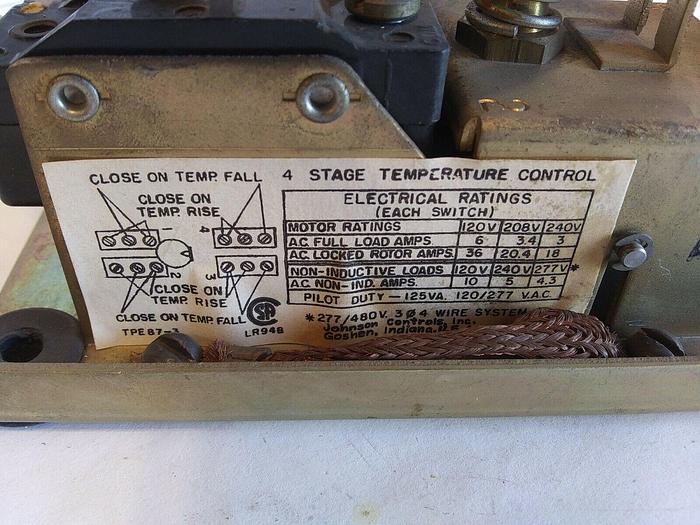 Used Johnson Controls A36AHB-30 Four Stage Temperature Control
