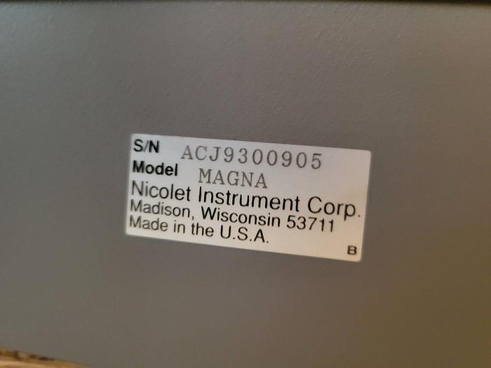 Used Nicolet Magna 550 FTIR Spectrometer