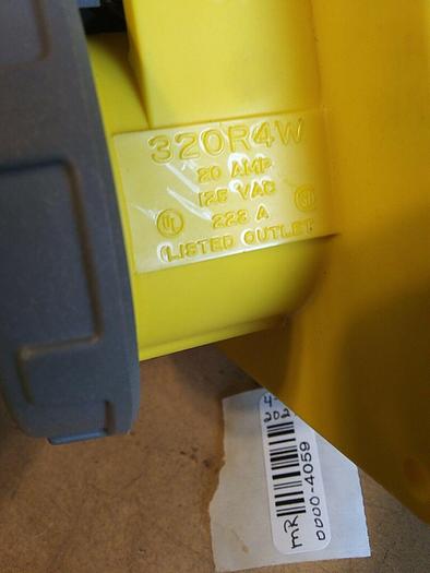 Hubbell 320R4W 20amp Pin and Sleeve Watertight Receptacle