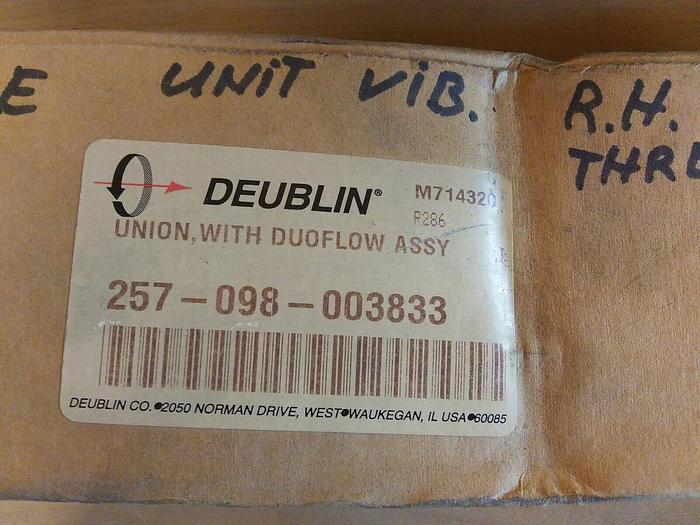Deublin 257-098-003833 Rotary Union 714320/R1012 RH Threads