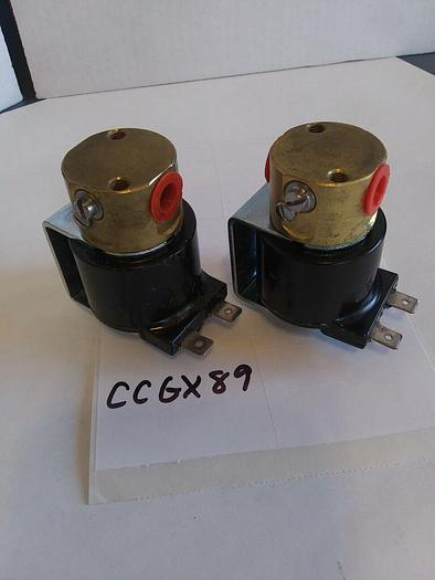 Used Peter Paul 32J5TKM Solenoid Valve (Lot of 2)