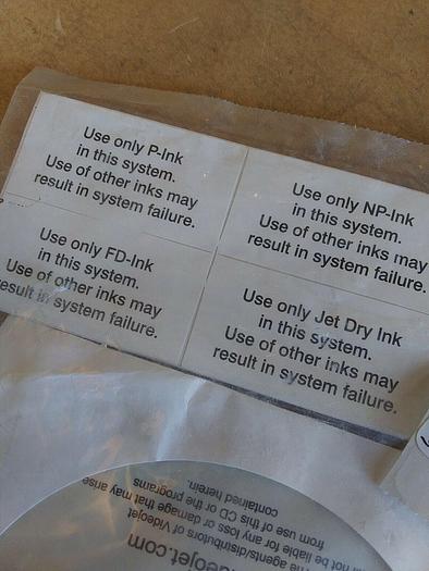 Marsh ADS Ink System Technical Manual CD