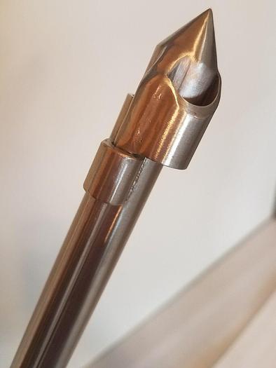 Used Sample Thief 48" Length, Stainless Steel Swing Tip - Processing, Laboratory