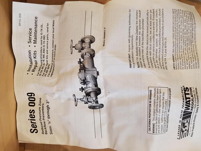 Used Watts RK 009MT RT 2