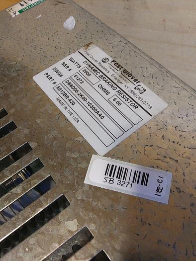 Post Glover E612BR-430 Dynamic Braking Resistor 2000watts
