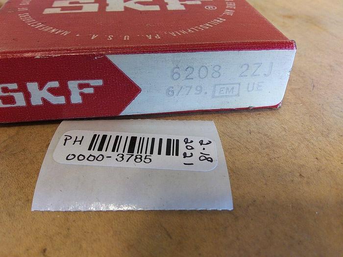 SKF 6208 2ZJ 62082ZJ Sealed Ball Bearing