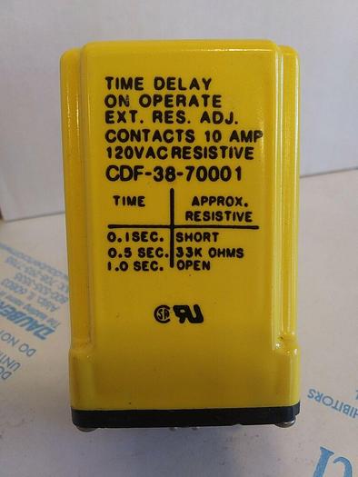 Used Potter & Brumfield CDF-38-70001 Time Delay Relay