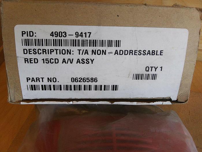 Simplex 4903-9417 Audio/Visible Smart Sync Unit *Red