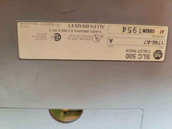 Used Allen Bradley BULK LOT 1746-1A16, 1746-OW16, 1747-L511 w/ Slot Rack