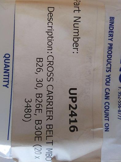 MBO UP2416 Cross Carrier Belt 20 x 3480