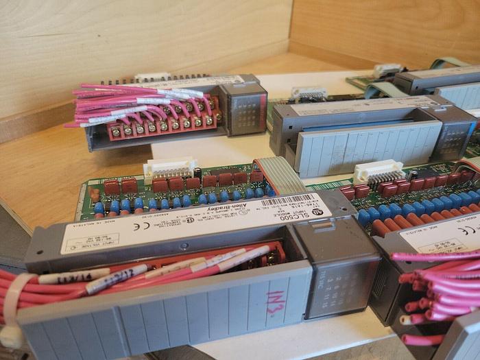 Used Allen Bradley BULK LOT - 1746-OV16, 1746-OA16, 1746-IA16 Input/Output
