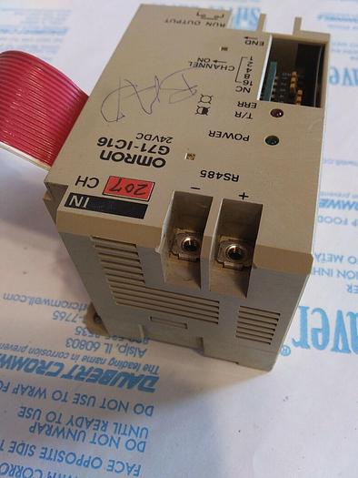 Used Omron G71-IC16 Input Module