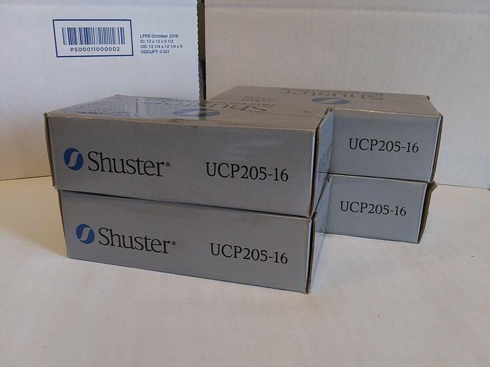 Shuster UCP205-16. Pillow Block. Lot of 4